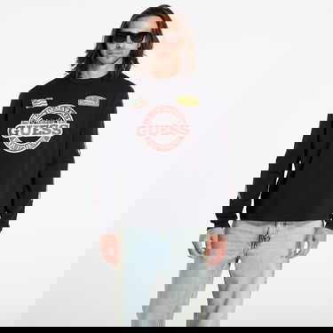 T-shirt GUESS Guess Originals Long Sleeve Race Graphic Tee Svart | M5YI56K8FQ4-JTMU, 0