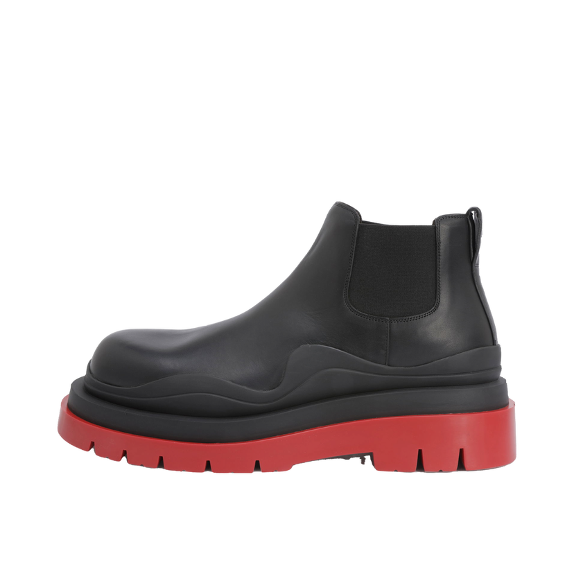 Sneakers och skor Bottega Veneta Leather Chelsea Boots with Chunky Sole Svart | 630281VBS501028