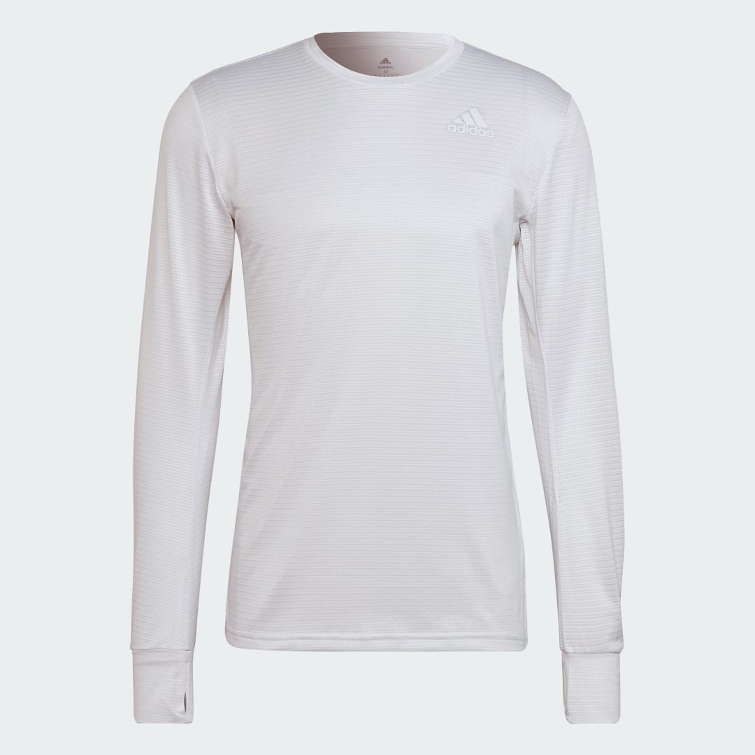 T-shirt adidas Performance Own the Run Long Sleeve Active Tee Vit | HB7456, 1