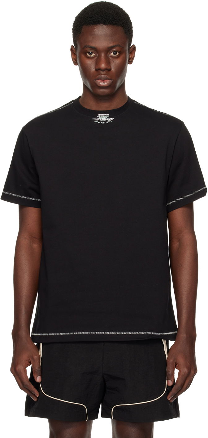 T-shirt ADER ERROR Printed T-Shirt Svart | BN01SSTS0103BK