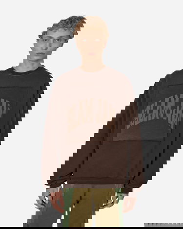 Sweatshirt Slam Jam Boxy Crewneck Brun | SBM0018FA10 BRW0001, 1