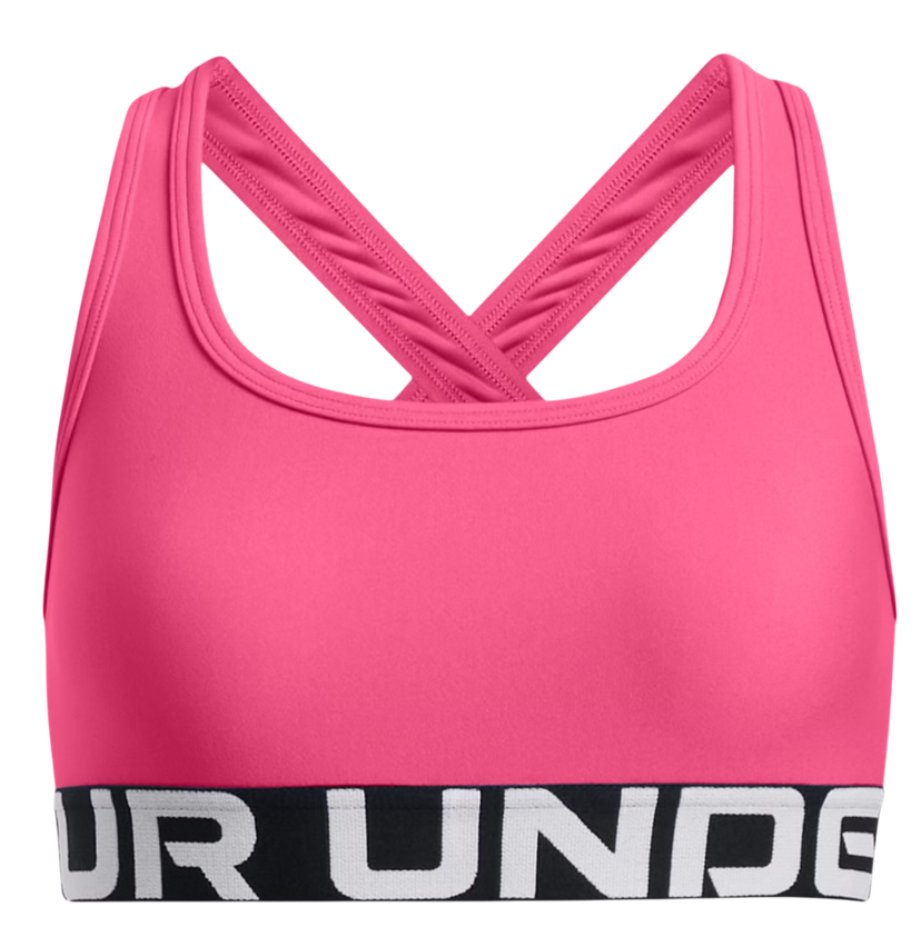 Behå Under Armour Crossback Sports Bra Rosa | 1390066-672