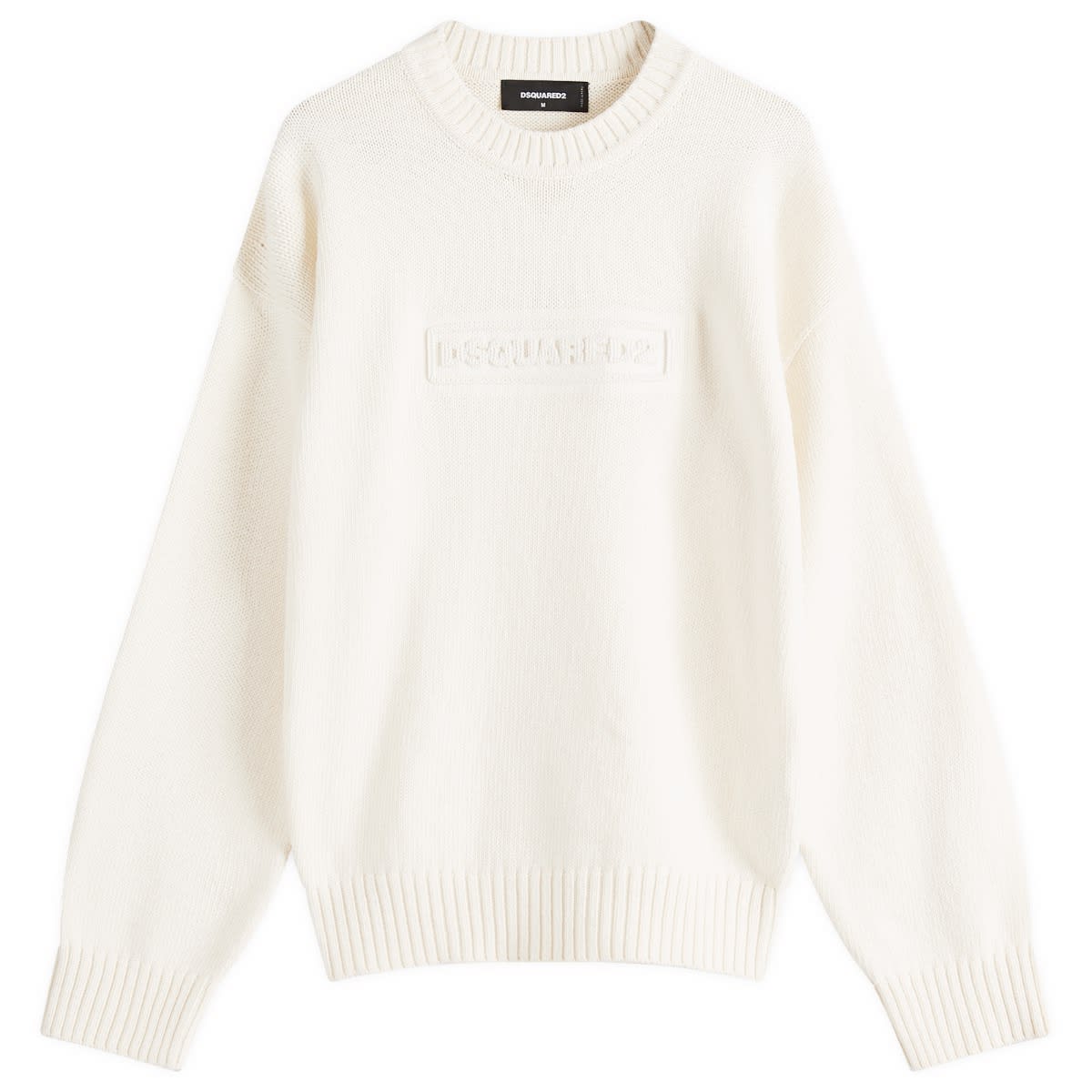 Sweater DSQUARED2 Dsquared2 Crewneck Pullover, Size Large Vit | S74HA1475-D13029-103, 1