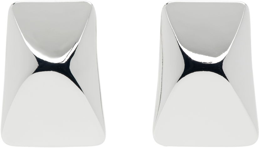 Örhängen Anine Bing ANINE BING Curved Rectangle Earrings Metallisk | A-15-10734-SLV1
