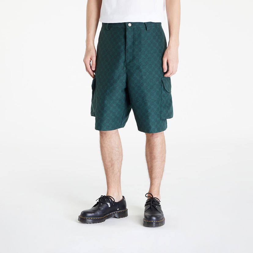 Shorts DAILY PAPER Benji Monogram Cargo Shorts Grön | 2411050
