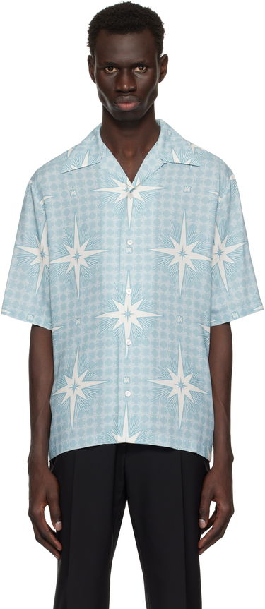 Skjorta AMIRI AMIRI Starburst Camp Shirt Blå | AMSTCA1101, 0