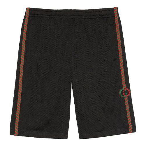 Shorts Gucci Side Mesh Shorts Svart | 600215-XJB1N-1082