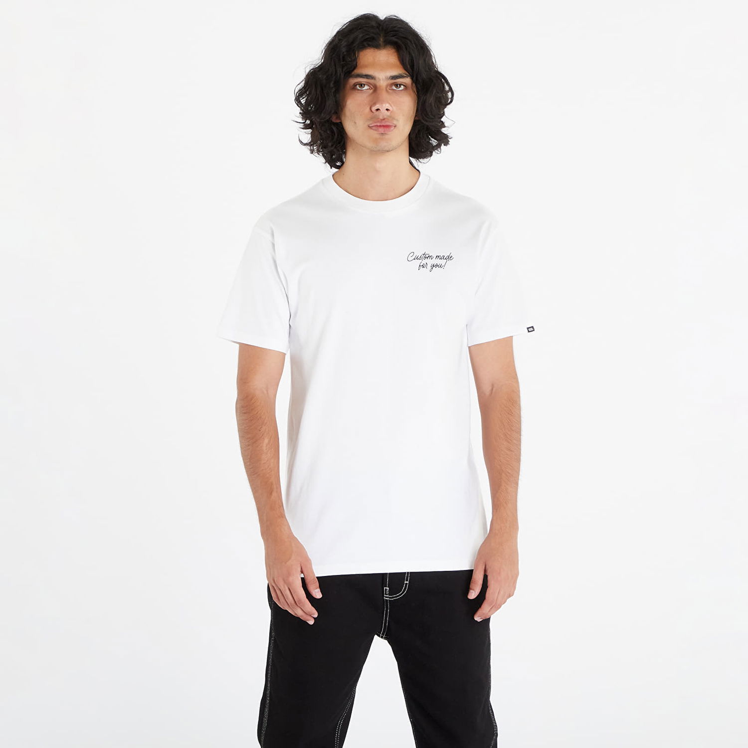 T-shirt Vans Psyche Custom Vit | VN000G05WHT1, 0