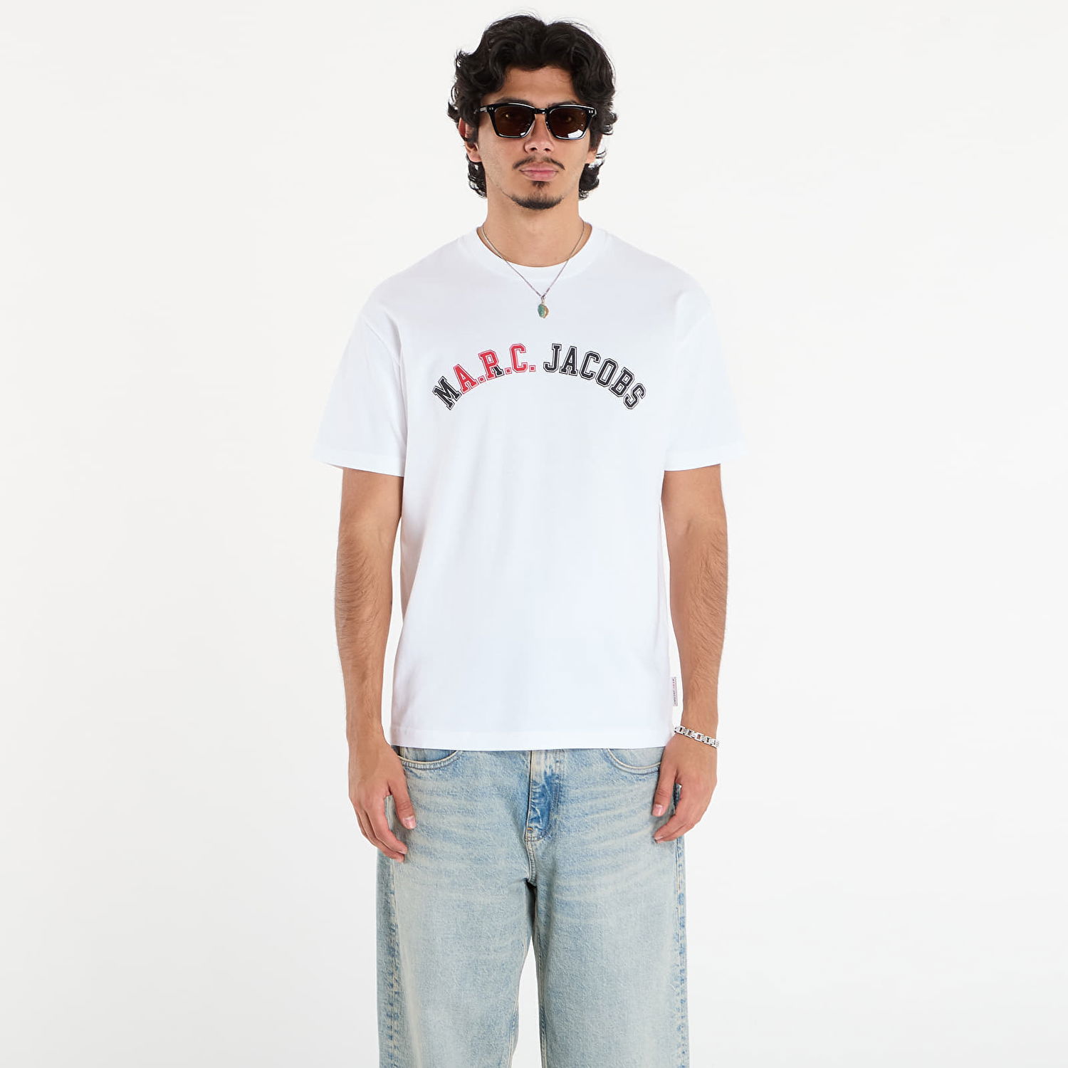 T-shirt A.P.C. A.P.C. x Marc Jacobs Boxy Fit T-Shirt XXL Vit | COHKS-H26554 AAB, 0
