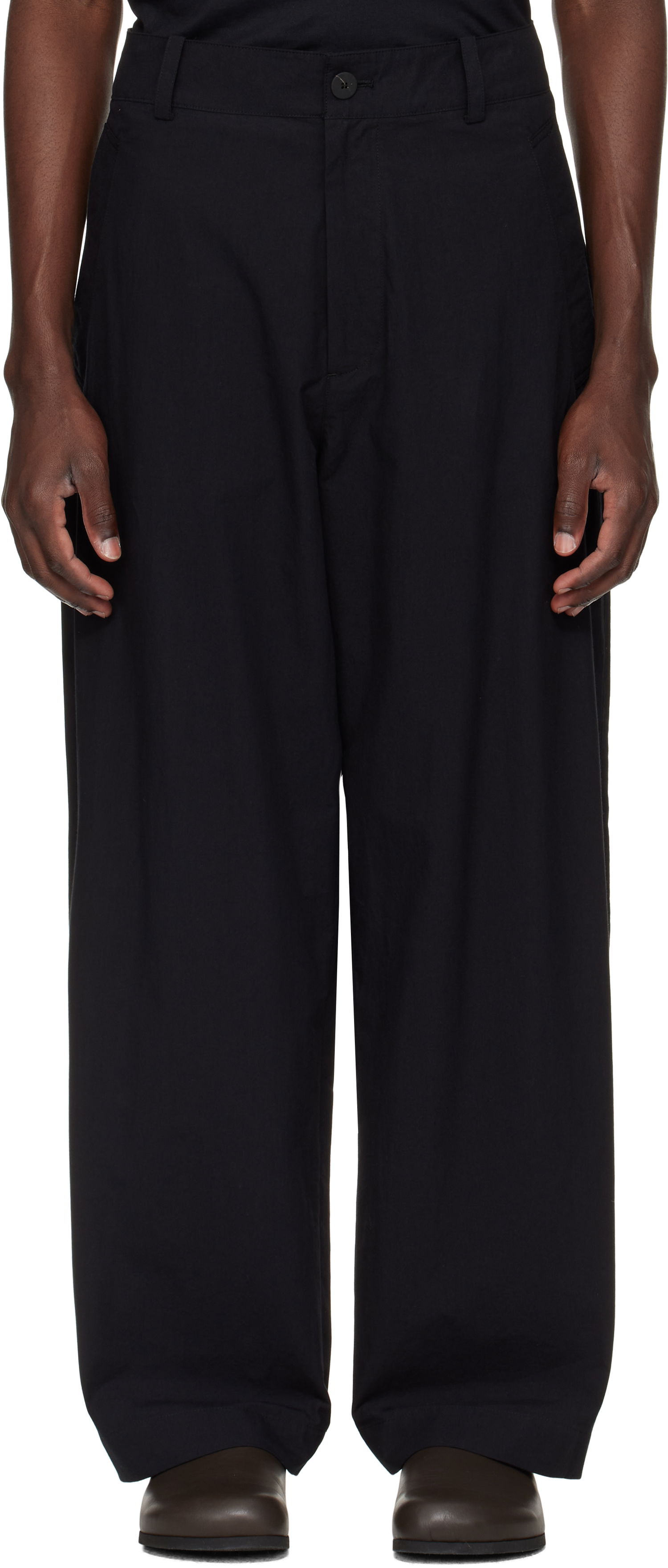 Byxor Studio Nicholson Mura Trousers Svart | MURA SNM - 1361, 0