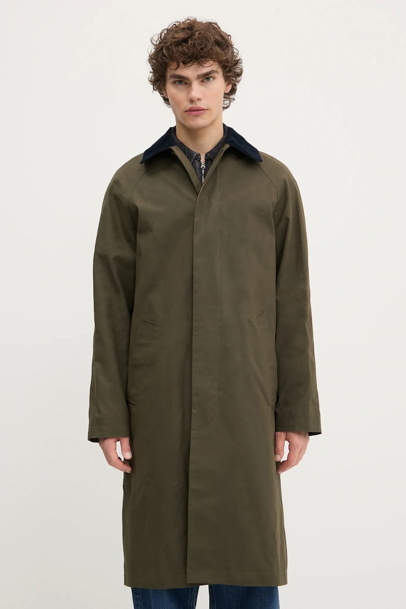 Rockar A.P.C. A.P.C. Mac Gaspard Coat Grön | COHIL.M01548