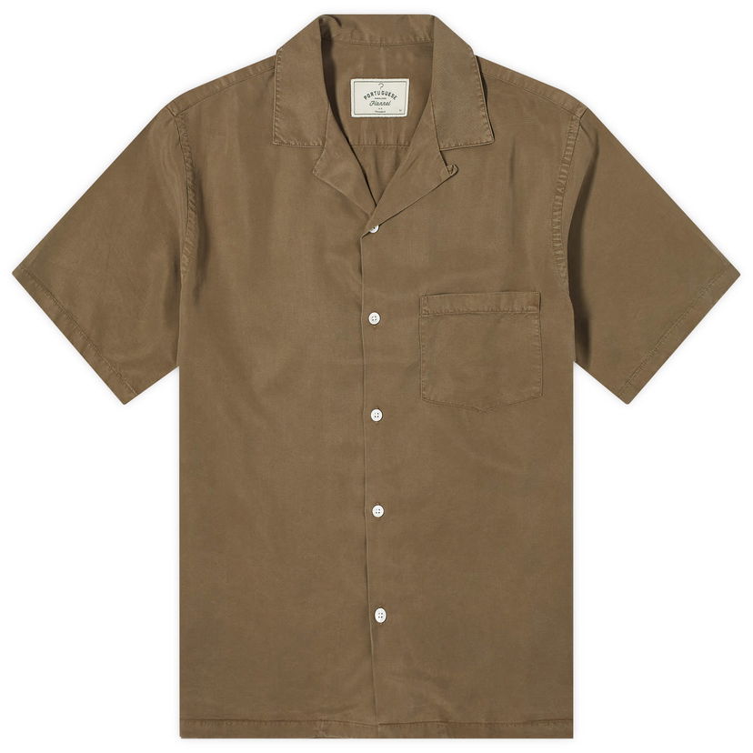 Skjorta Portuguese Flannel Dogtown Vacation Brun | SS23-0022OLV