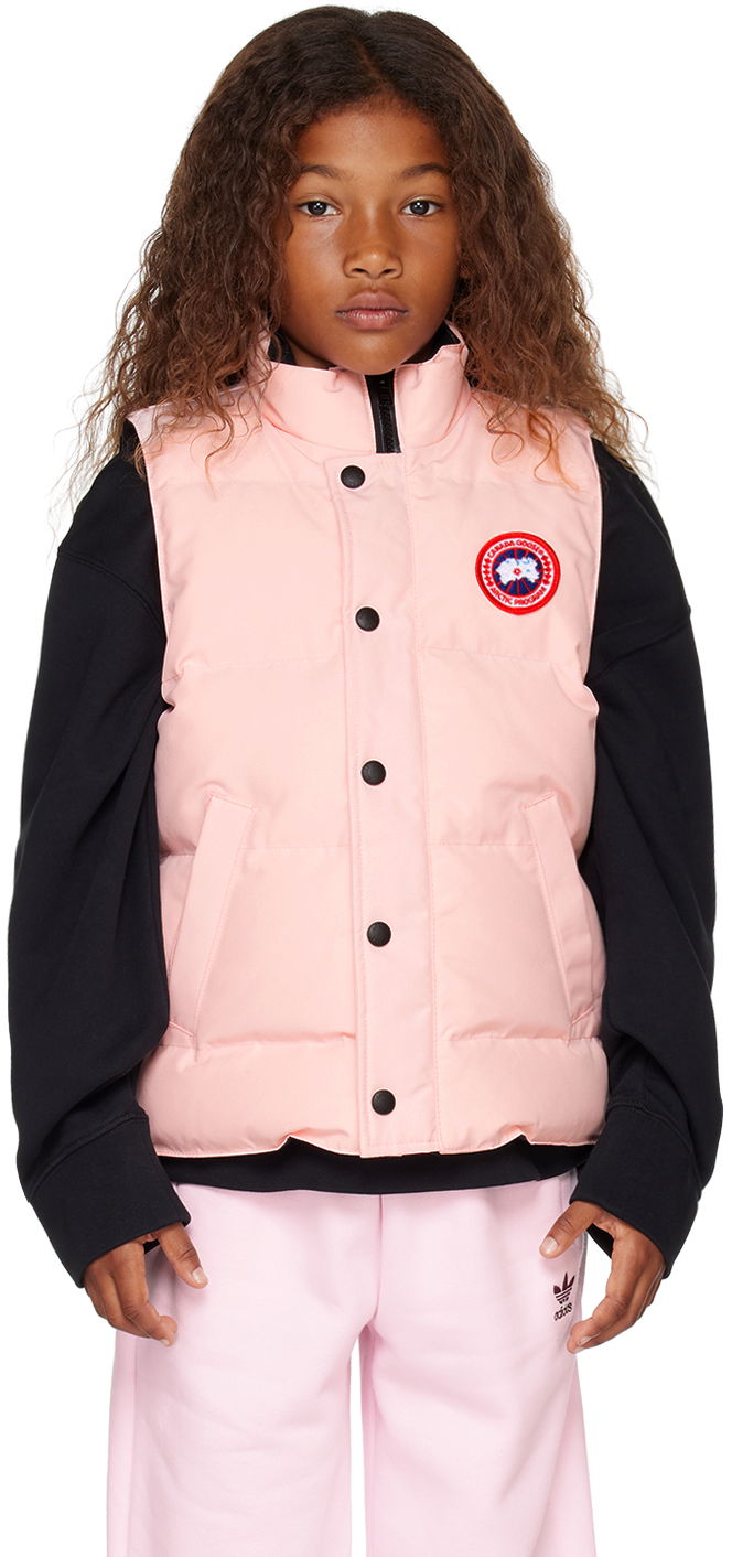 Väst Canada Goose Kids' Vanier Down Vest Rosa | 4554Y