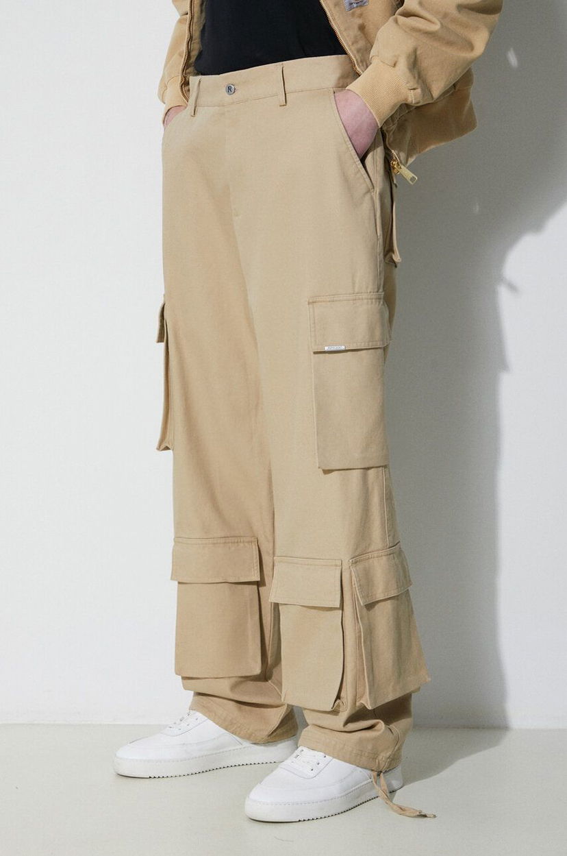 Cargo byxor Represent Clo Cargo Pants Baggy Beige | MLM521.494