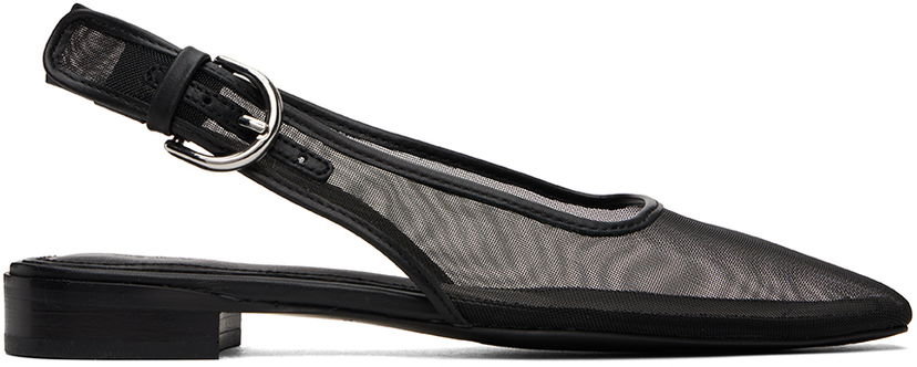 Kläder rag & bone rag & bone Astra Slingback Ballerina Flats Svart | WFF24PF028MS28