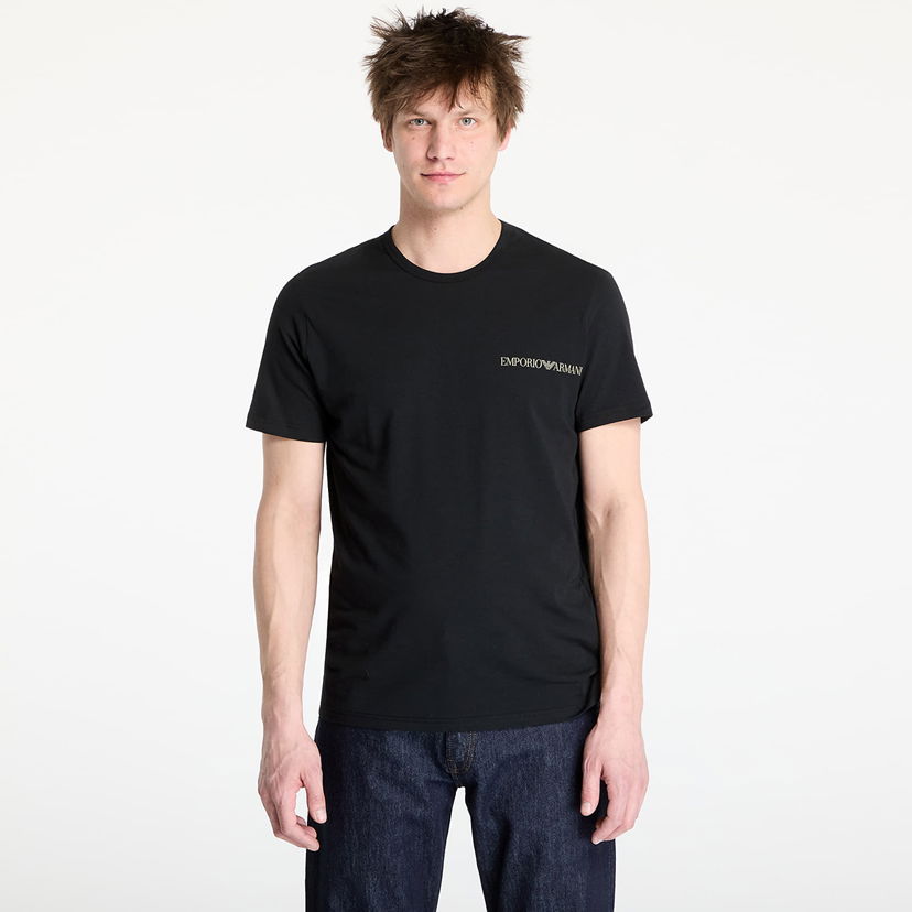 T-shirt Emporio Armani EA7 Emporio Armani 2-Pack Crew Neck T-Shirt Svart | EM000391AF10779MC005