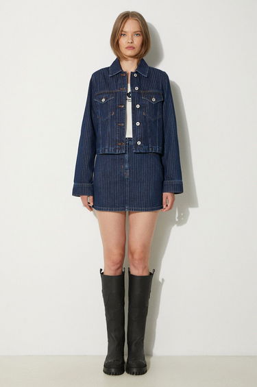 Jacka KENZO Striped Denim Jacket Blå | FE62DV2456F2.DD, 1