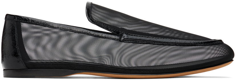 Sneakers och skor Khaite Khaite Alessia Mesh Loafers Svart | F4047-880