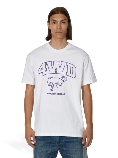 T-shirt 4 WORTH DOING Horse Mascot T-Shirt Vit | 4WDSS23SS5 WHITE