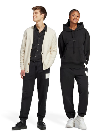 Träningsbyxor adidas Originals Lounge Heavy French Terry Pants Svart | IC4079