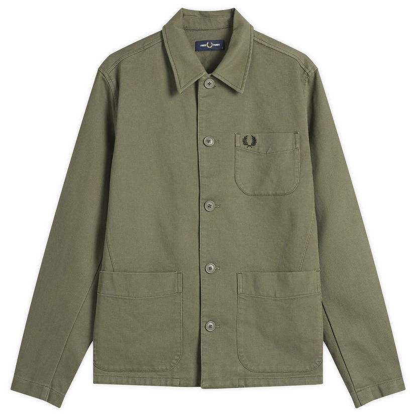 Skjorta Fred Perry Men's Bedford Corduroy Overshirt Grön | M1701-X21