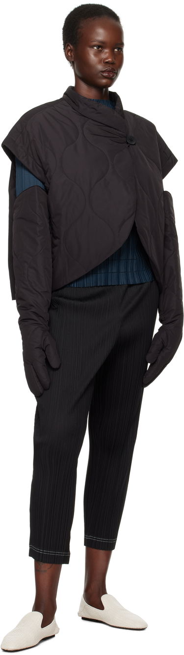 Handskar Pleats Please Issey Miyake Pleats Please Issey Miyake Asteroid Quilted Mitts Svart | PP49AA870, 2