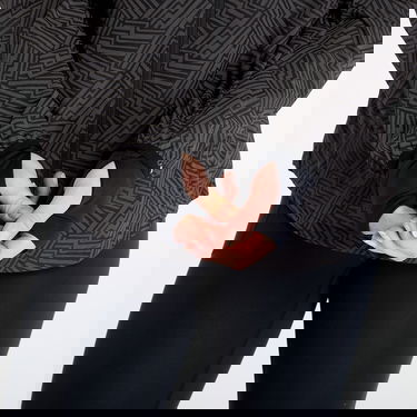 Vindjacka Saysky Reflective Blaze Patterned Jacket Svart | OWRJA01C1050, 3