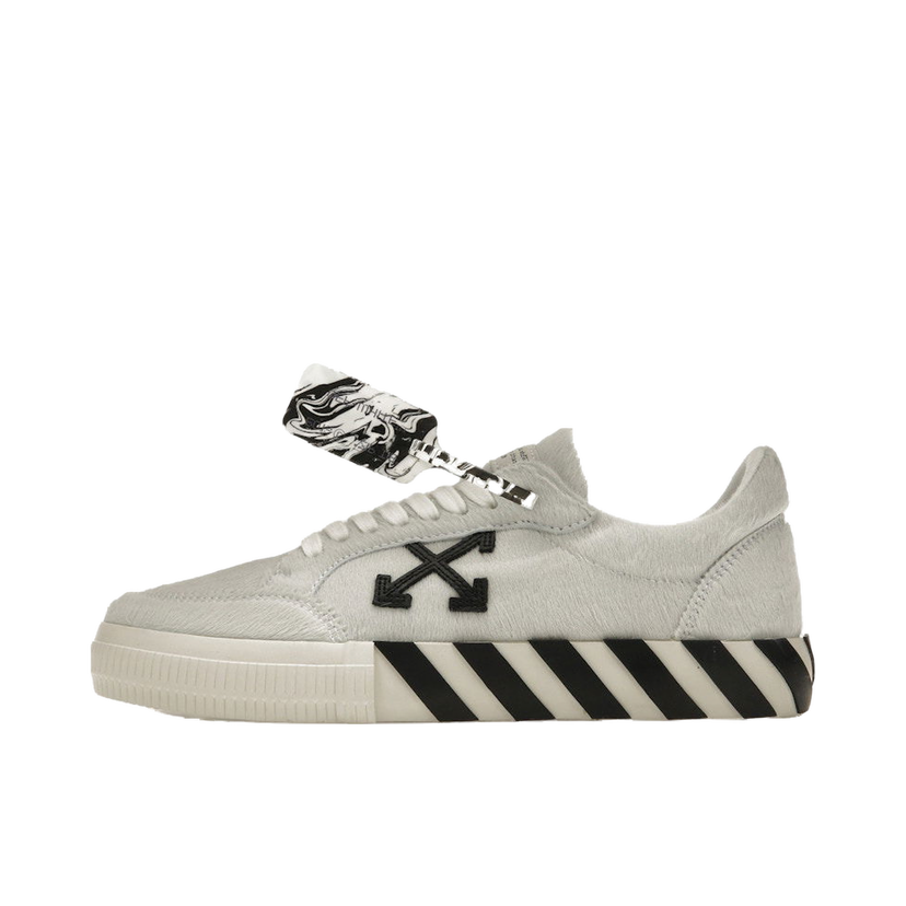 Sneakers och skor Off-White Vulc Low White Black Arrow FW 20 Vit | OMIA085F20LEA0020110