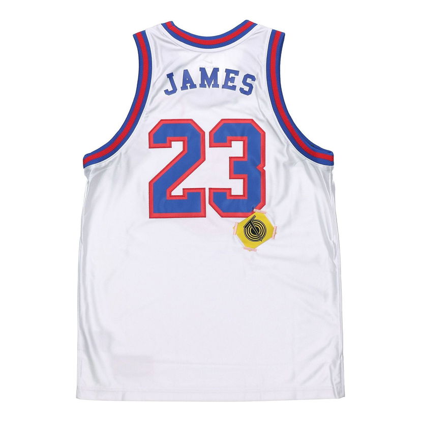 Jersey Nike NBA Space Jam LeBron James 23 Basketball Jersey Vit | CW4279-100