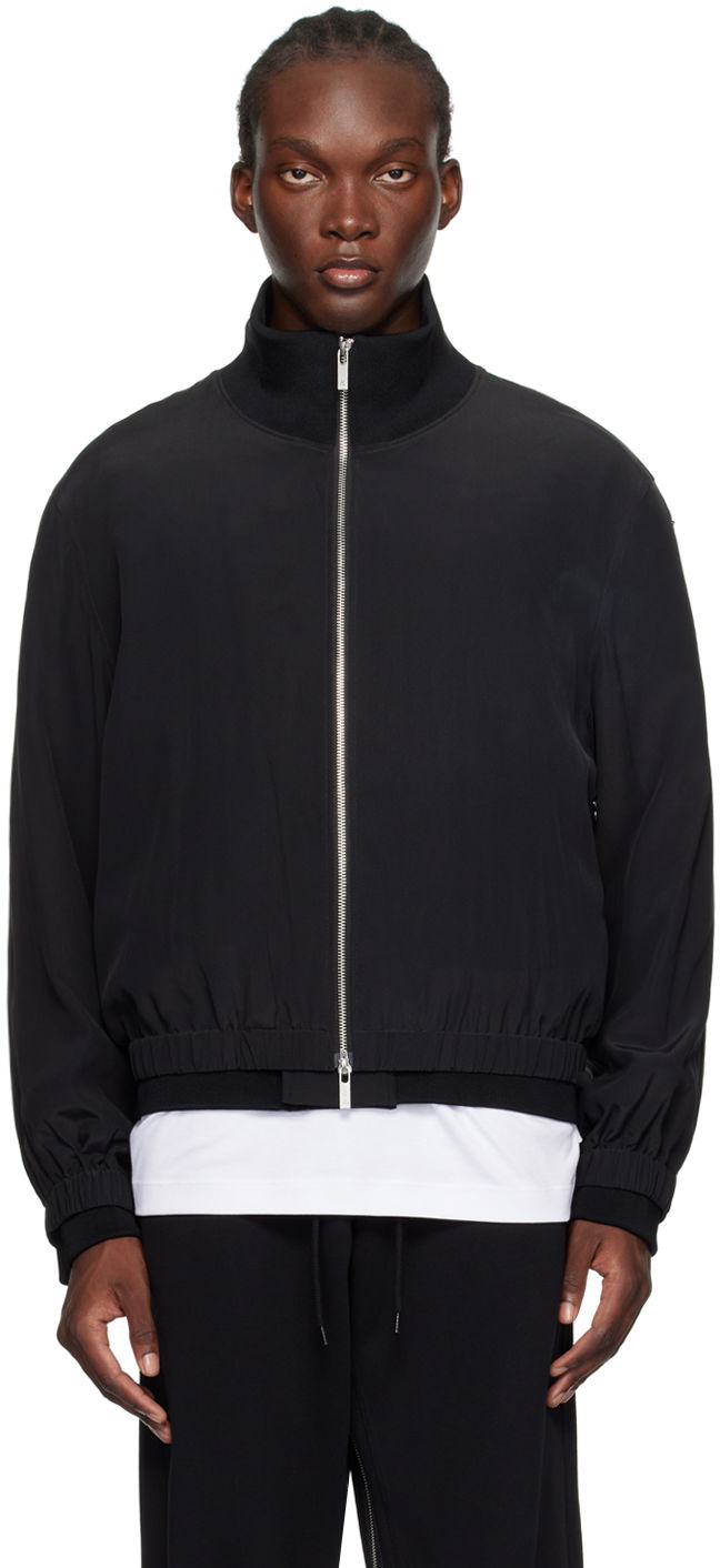 Bomberjacka Helmut Lang Zip Bomber Jacket Svart | O04HM106