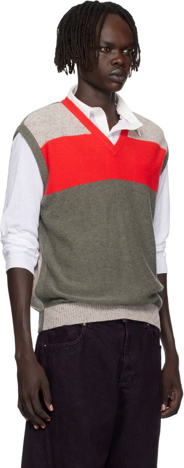 Väst Eckhaus Latta Eckhaus Latta Striped Knit Racer Vest Flerfärgad | 8260-EL-PF25-W, 1