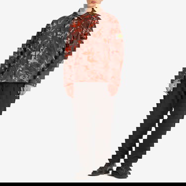 Jacka Stone Island Scan Camo Ripstop-OVD Shirt Jacket, Size Large Orange | K1S151200026-V0029, 4