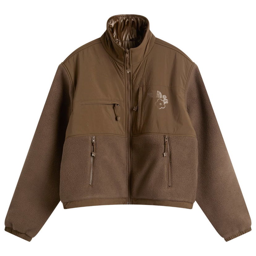 Jacka The North Face Cecilie Bahnsen Full-Zip Stand Collar Mixed-Material Fleece Jacket with Zipper Pockets Brun | NF0A8FAF245