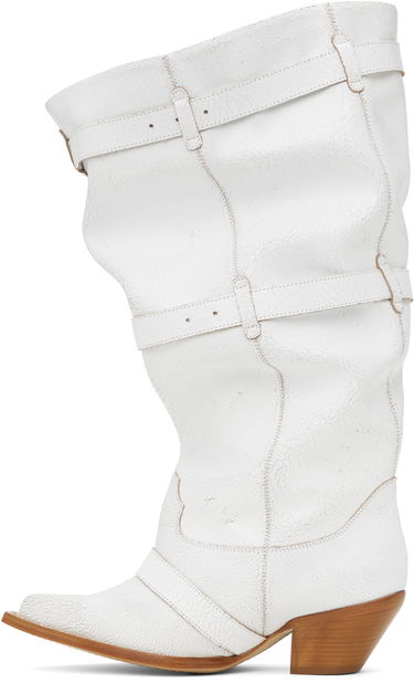 Kläder R13 R13 Buckled Slouch Cowboy Boots Vit | R13WS114-S209A, 2