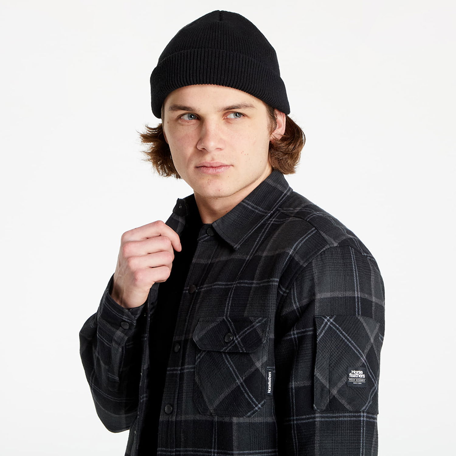 Jacka Horsefeathers Dough Insulated Shirt Svart | SM1218A, 1