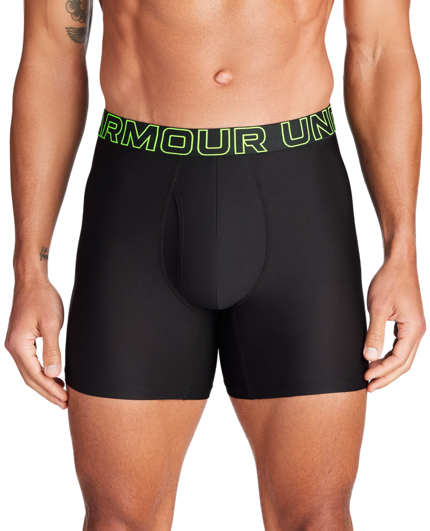 Boxare Under Armour Performance Tech™ Mesh 6" 3P Svart | 1383884-002, 0