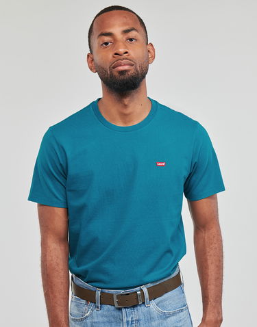 T-shirt Levi's SS ORIGINAL HM TEE Turkos | 56605-0184, 4