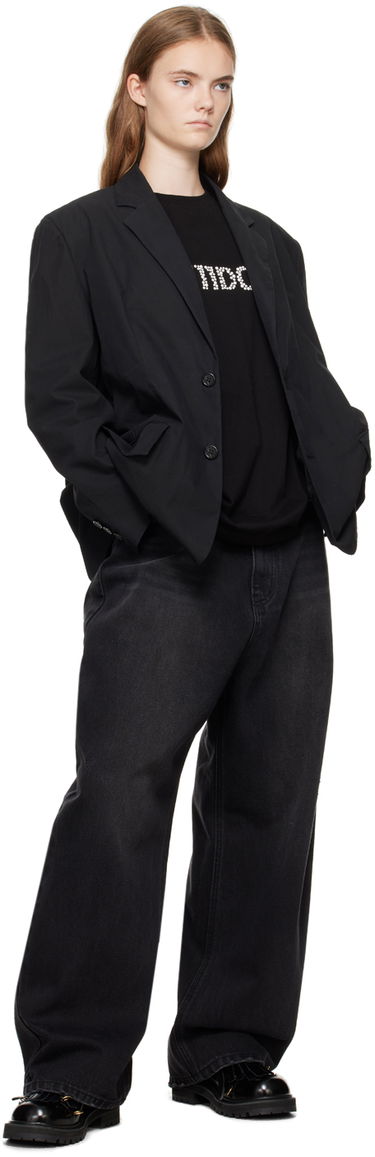 Jeans We11done We11done Washed Loose-Fit Jeans Svart | WD-DP2-24-349-W-BK, 3