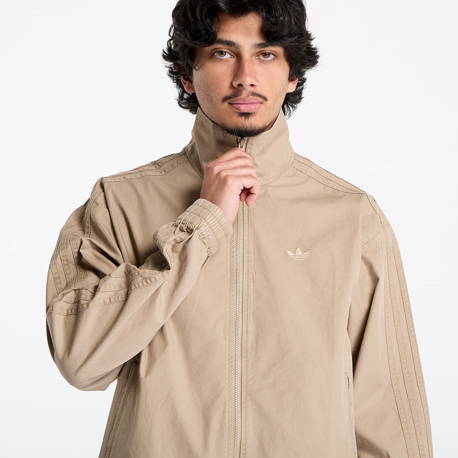 Jacka adidas Originals adidas Originals Woven Firebird Track Jacket Beige | KC0685, 1