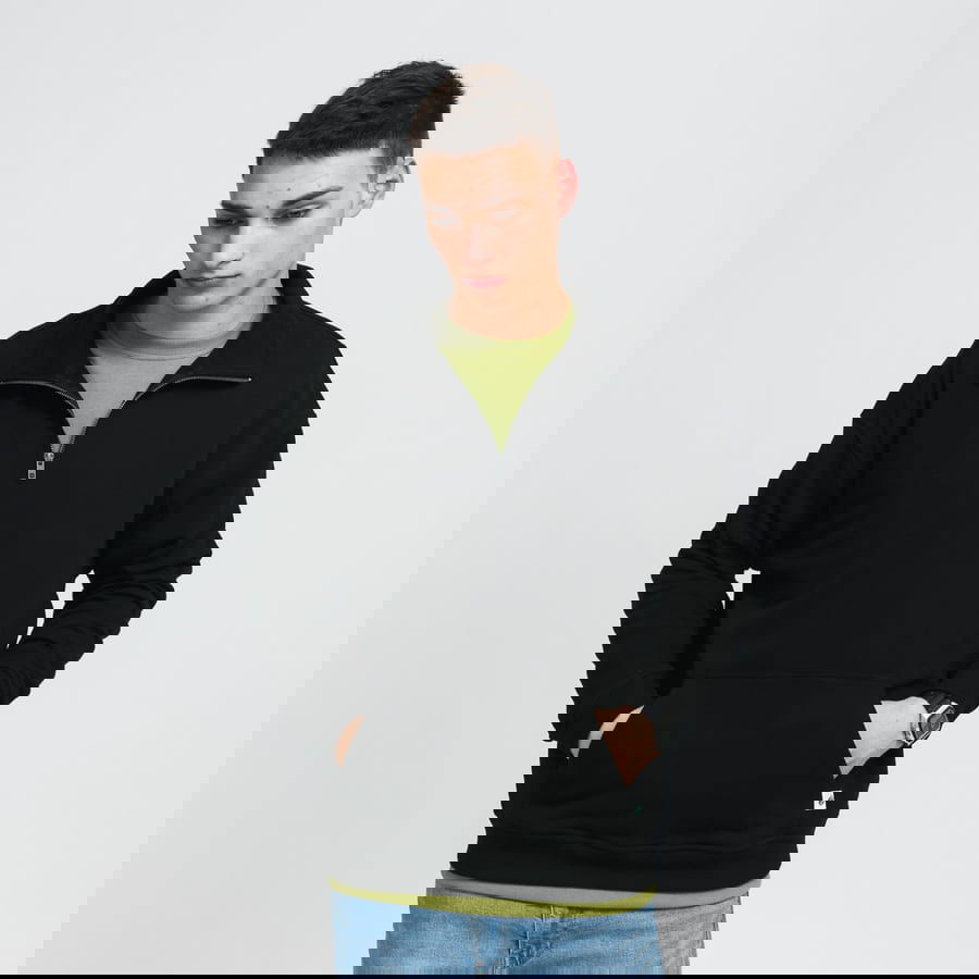 Sweatshirt Urban Classics Organic Basic Troyer Svart | TB4148, 0