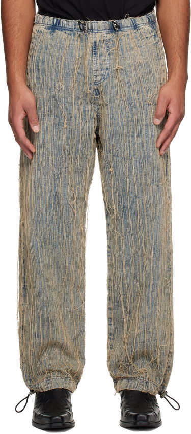Jeans Diesel Relaxed D-Martial Frayed Drawstring Jeans Flerfärgad | A19277-0CMBZ-01, 0