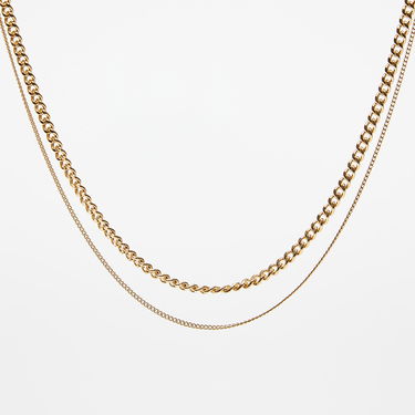 Halsband A.P.C. Collier Minimal Necklace Metallisk | MEACC-M70680 RAA, 0