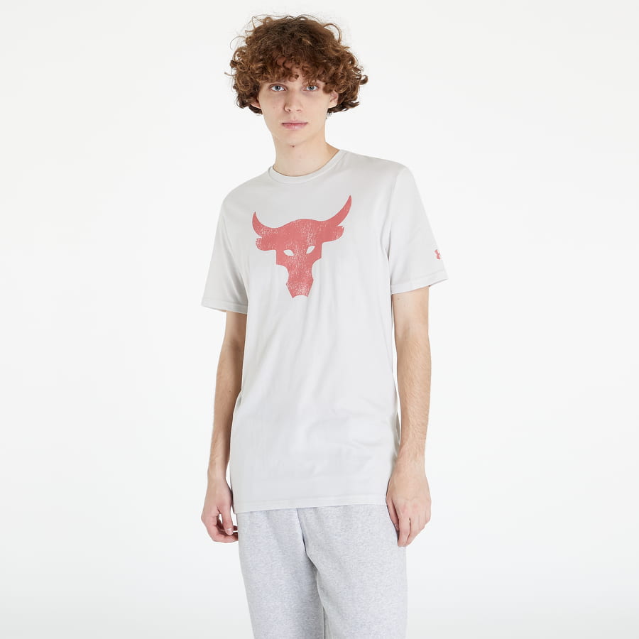 T-shirt Under Armour Project Rock Brahma Bull SS Summit Vit | 1361733-110, 1