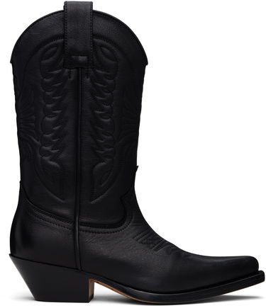 Kläder Maison Margiela MM6 Maison Margiela Embroidered Cowboy Boots Svart | SH3WW0003 P8298, 0