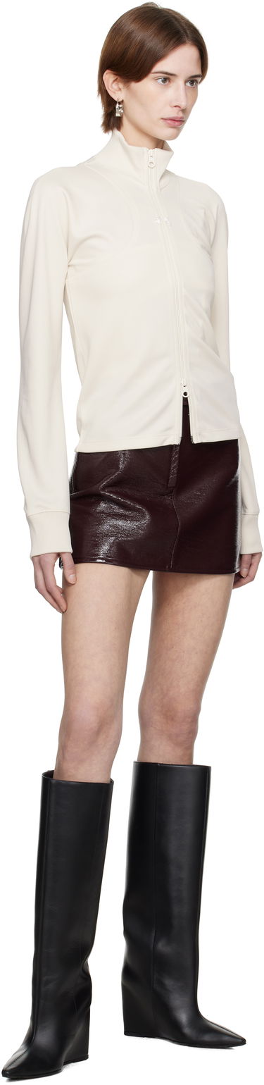 Sweater Courrèges Courrèges Scuba Interlock Track Jacket Vit | 125JVE110JS0091, 3