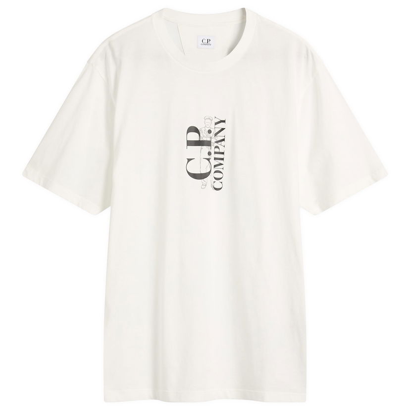 T-shirt C.P. Company Sailor T-Shirt Vit | 19CMTS091A-005100W-103