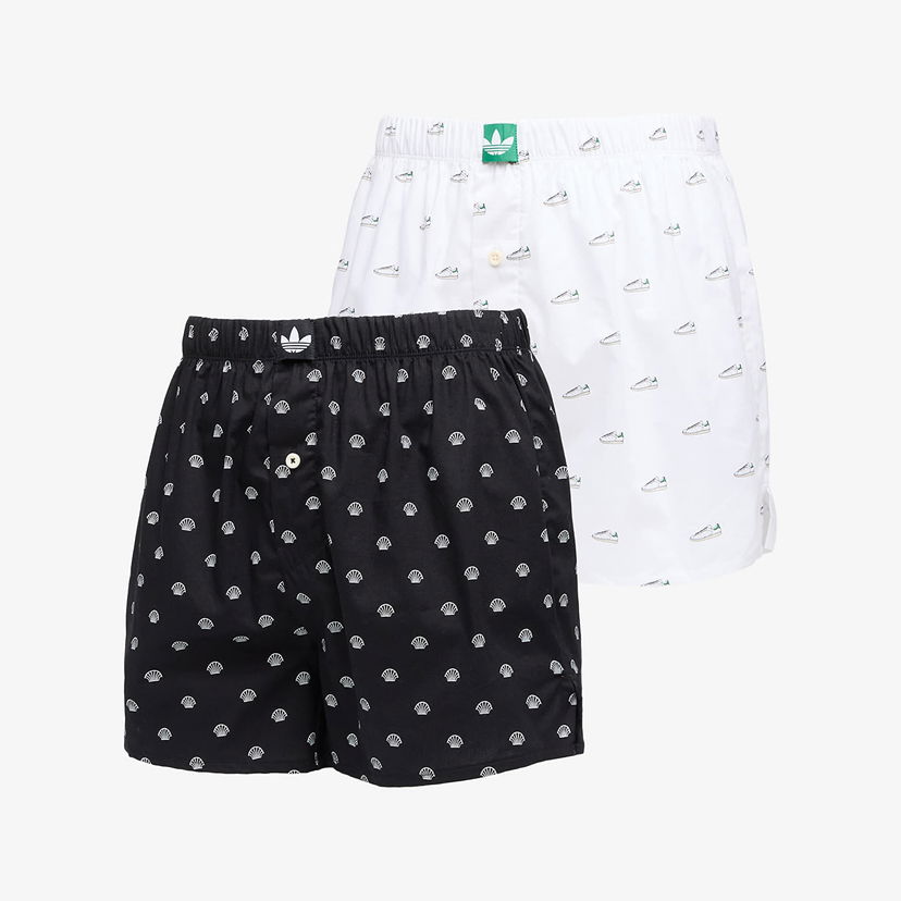 Boxare adidas Originals Woven Boxer Shorts, 2-Pack Vit | 4AR006-908