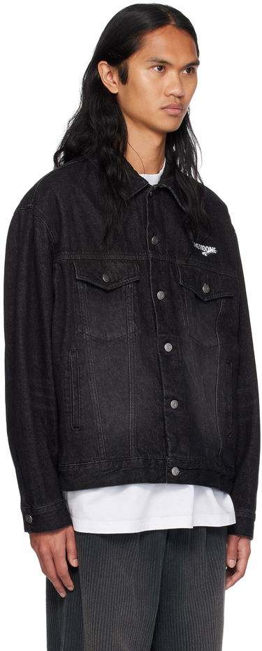 Jacka We11done We11done 1506 Trucker Denim Jacket Svart | WD-DJ1-23-913-U-BK, 1