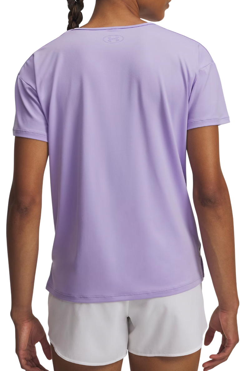 Crop top Under Armour Vanish Energy Short Sleeve Cropped Wrap T-Shirt Purpur | 1379141-538, 1