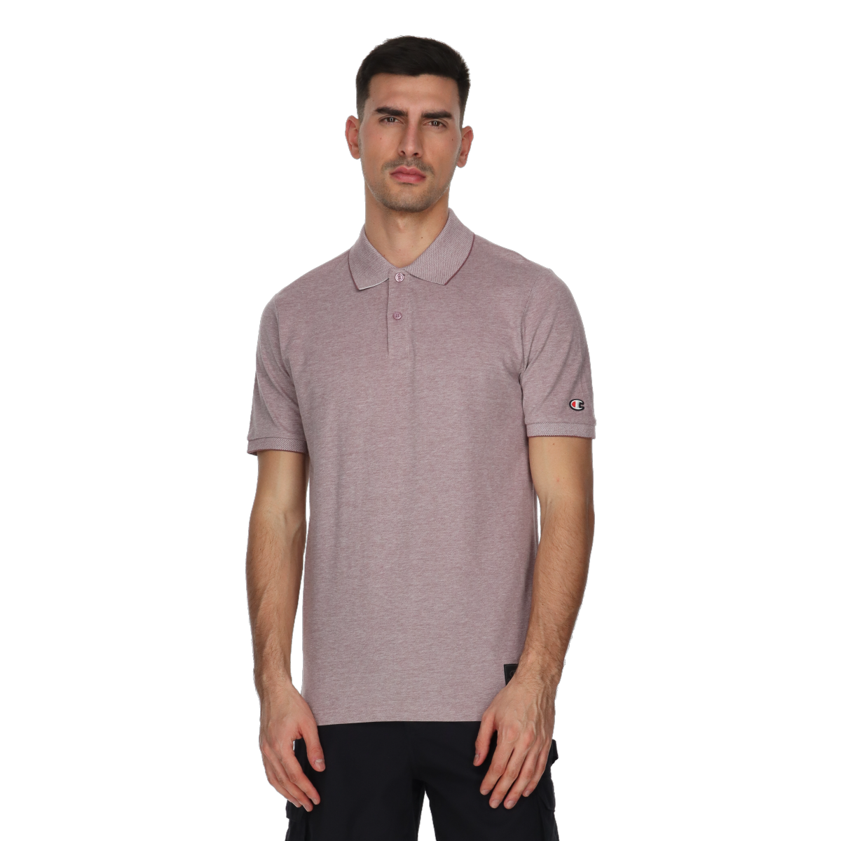 Polotröja Champion Easy Short Sleeve Polo Purpur | 220530-RM001, 0